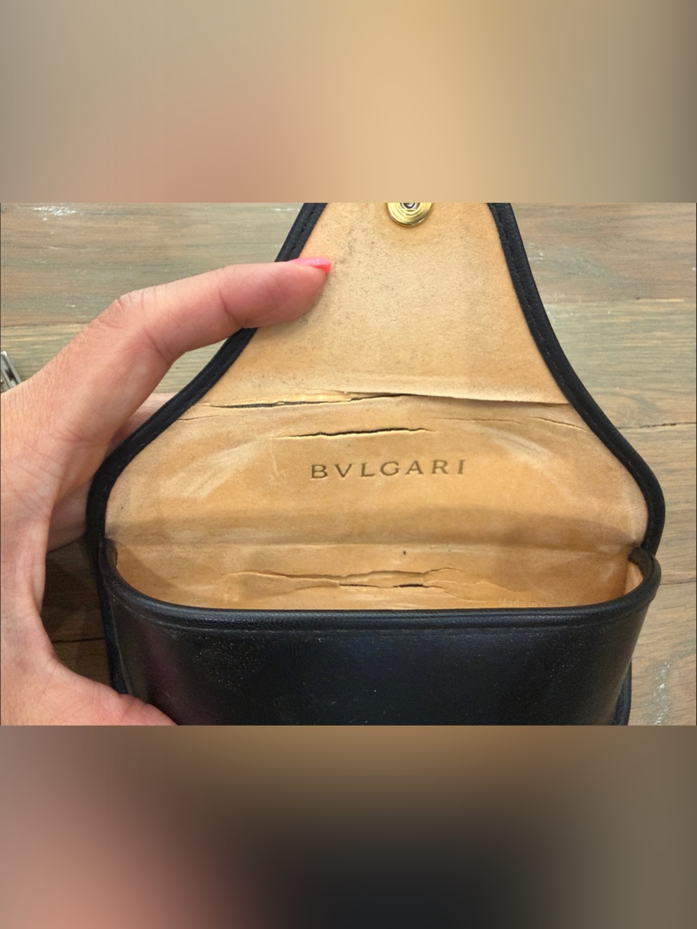 Vintage BVLGARI silver gradient y2k Rimless Sunglasses with case - Picture 11 of 15